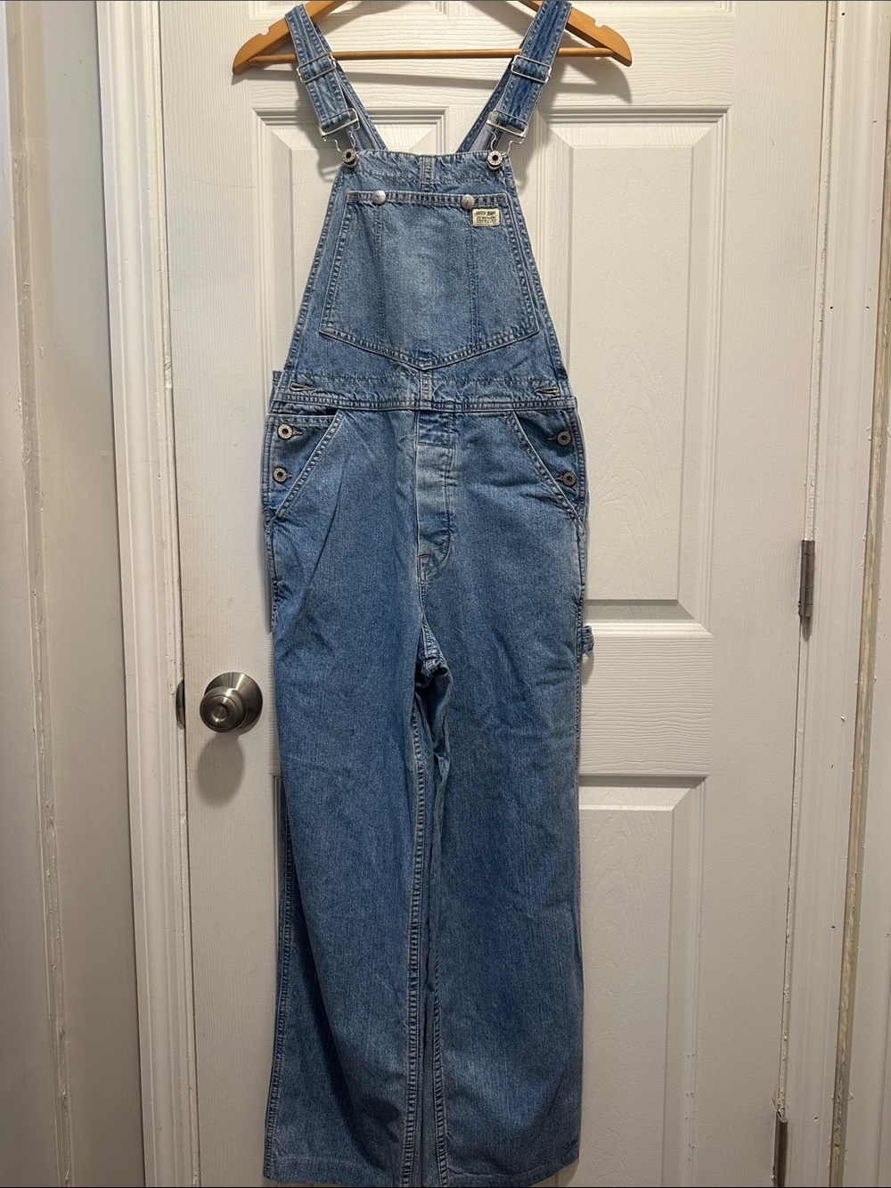 Guess jeans Classic Light Blue Denim Overalls